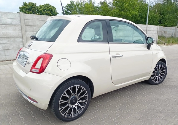 Fiat 500 cena 38900 przebieg: 31000, rok produkcji 2018 z Pleszew małe 191